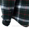 Custom Men Casual Plaid Flannel Shirts For Winter